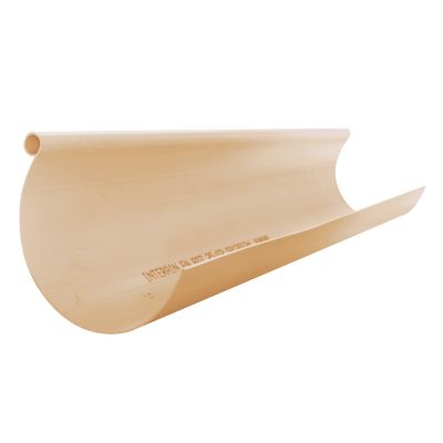 Profil de gouttière ronde dév.160 sable longueur 4m - FITT