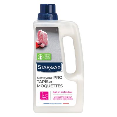 Nettoyant tapis et moquettes méthode "pro" pour machine 1 l STARWAX