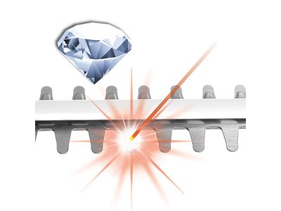 Taille-haie électrique 420 W lame 45 cm GH-EH4245 EINHELL