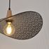Suspension métal noir E27 15W Ø48 Honu - COREP