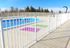 Poteau barrière de piscine en aluminium blanc - HOMALU