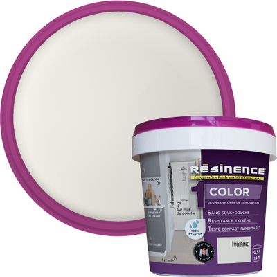 Résine de rénovation COLOR ivoirine 500 ml RESINENCE