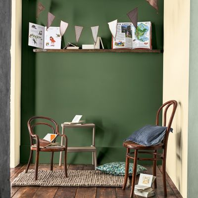 Peinture Crème de Couleur Vert Tropical mat 1,25 l - DULUX VALENTINE