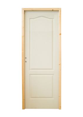 Bloc-porte postformé prépeint 2 panneaux H.204 x l.83 cm poussant droit SMIS