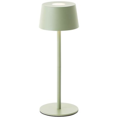 Lampe à poser extérieur rechargeable LED Jona vert IP44 170 lumens blanc chaud - BRILLIANT