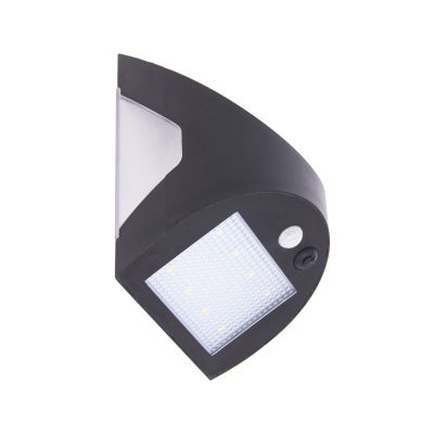 Applique exterieur solaire/USB LED noir IP54 350 lumens lumière du jour - XANLITE