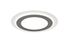 Plafonnier LED rond Morgan nickel 5600 lumens blanc variable CCT - TRIO