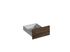 Façade tiroir effet bois foncé pour meuble de cuisine Nature rosales-03 13,8 x 40 cm OFITRES