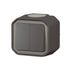 Double interrupteur va-et-vient ou poussoir étanche IP55 en saillie Anthracite - Plexo LEGRAND