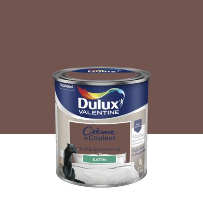 Peinture crème de couleur Truffe Gourmande Satin 0,5 L - DULUX VALENTINE