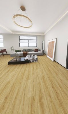 Sol vinyle effet bois Venice SPC ép 5 mm 18,3 x 122 cm compatible pièce humide 2.23m²/pqt AJ TIMBER