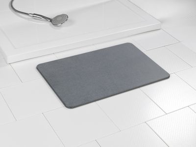 Tapis de bain Diatomite simili pierre 60x39cm WENKO