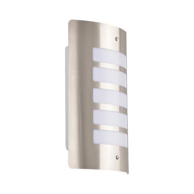 Applique extérieur E27 Harbour nickel brossé IP44 20W - COREP