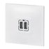 Prise double USB-A encastrable complète Blanc - Neptune LEGRAND