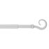 Tringle de vitrage extensible en métal de 0.6 à 1 m diam 10 mm Finition Blanc brillant - MOBOIS