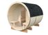 Sauna rond bois naturel Anita 1,3m² épaisseur 42 mm PALMAKO