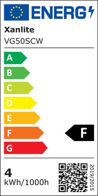 Ampoule LED GU10 5W = 345 lumens blanc neutre - XANLITE