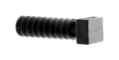 Embases à cheviller pour colliers noirs par 100