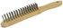 Brosse de décapage en inox avec un manche en bois - TIVOLY