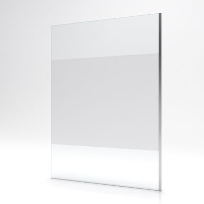 Paroi de douche à l'italienne 140x200 cm profilé chrome verre dépoli 8 mm Parma - AURLANE