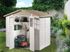 Abri de jardin en résine avec toit bi-pente et plancher en dalle composite 3,13 m², Livraison à domicile incluse - HABRITA
