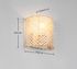 Applique murale BINA bambou naturel E27 25W - CASALUM