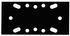 Auto agrippant de rechange pour plateau de ponceuse 93 x 185 mm SEA