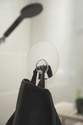 Crochet mural uno effet acier inoxydable Static-loc WENKO