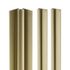 Profilés d'angle or mat 2x finitions 1x angle intérieur pour panneaux muraux 255 cm - SCHULTE