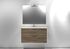 Meuble de salle de bains Frenchart 2 portes L100 x H56 x P47 cm panneau de particules blanc et pitaya - CONCILIO