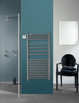 Sèche-serviettes à inertie fluide ANGORA 500W gris - ACOVA
