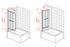 Pare-baignoire pivotant relevable 1 volet Nera 71-72,5 x 140 cm OCEA