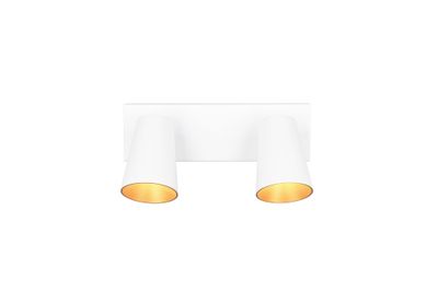 Réglette 2 spots GU10 Sharp blanc 2x10W - TRIO
