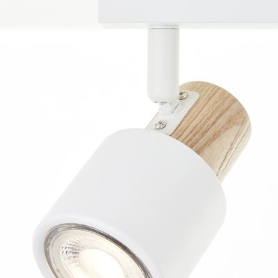 Réglette 2 spots GU10 2x10W blanc - Pini BRILLIANT