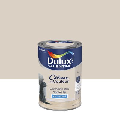 Peinture crème de couleur Caravane des Sables Mat 1,25 L - DULUX VALENTINE