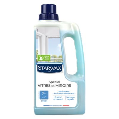Nettoyant 3 en 1 spécial vitres 1 litre - STARWAX