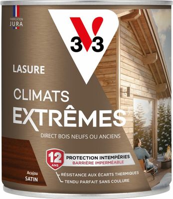 Lasure Climats Extrêmes® 12 ans acajou 0,75 L - V33