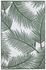 Tapis 120x180 cm vert blanc motif feuilles JARDILINE