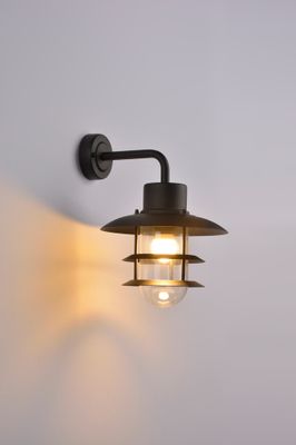 Applique extérieur descendante E27 Nazare noir IP44 60W - COREP