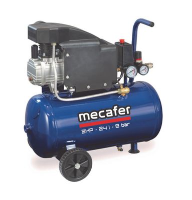 Compresseur à air lubrifié 24 L 2 HP - MECAFER