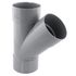 Culotte PVC évacuation 45° femelle/femelle Ø80 - FITT