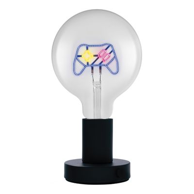 Lampe à poser avec ampoule à message néon E27 Manette 1,2W - OSRAM