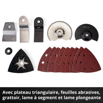 Outil multifonction sans fil 18 V sans batterie TE-MG 18 Li-Solo EINHELL