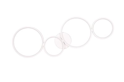 Plafonnier RONDO blanc LED 37W 4800 lumens blanc chaud - TRIO