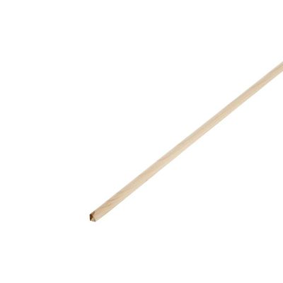 Quart de rond bois pin raboté non traité - Ép.17 x l.17 mm - L.2.40 m - AJ TIMBER