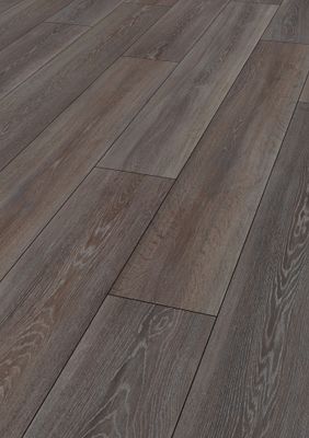 Sol stratifié décor chêne anthracite STIRLING ép 8 mm 19,3 x 138,0 cm AC4 paquet de 2,131 m² KRONOTEX