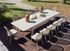 Table de jardin à rallonge DARIUS aluminium crème 230/350 x 120 cm, Livraison à domicile incluse - PROLOISIRS