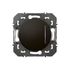 Bouton poussoir encastrable avec voyant lumineux Noir - Dooxie LEGRAND