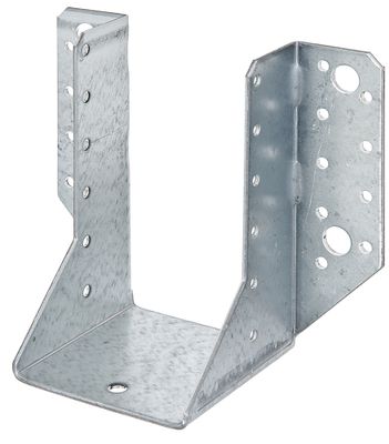 Support de poutre en U ailes extérieures acier galvanisé 70 x 125 mm - ALBERTS