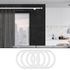 Anneaux en métal diam 52 mm Finition Blanc brillant par 10 - MOBOIS